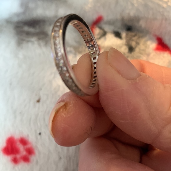 CZ Eternity ring size 9 - Picture 3 of 4